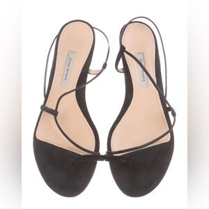 Emma Hope Black Strappy Sandals. Size 10